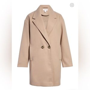 Riley Double Breasted Coat - Nordstrom TopShop